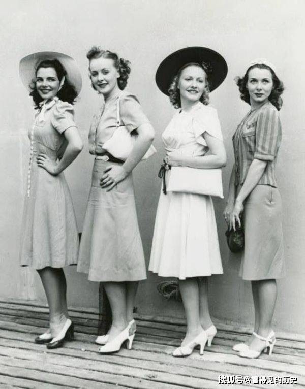 40年代老照片带您去看看当年的时尚美女