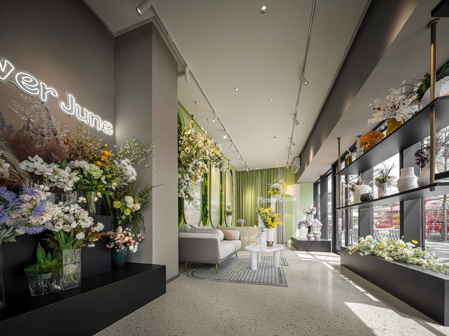 June深圳美甲店設計·花店&amp;美甲·仙女組合·浪漫花房和指尖芭蕾