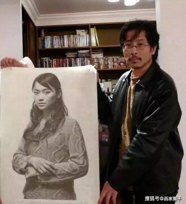 冷军的2张经典素描画，百看不厌！_搜狐网