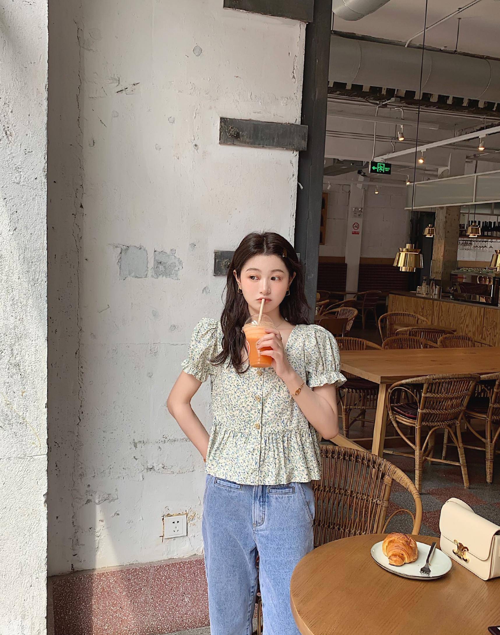 图案 夏日感十足的甜美风穿搭，穿上它们，轻松变身甜美少女
