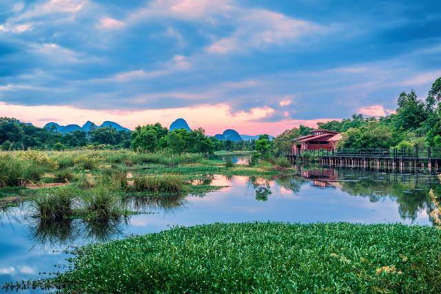 对桂林的印象不要停留在桂林山水，美丽的会仙，它更份纯净与天然