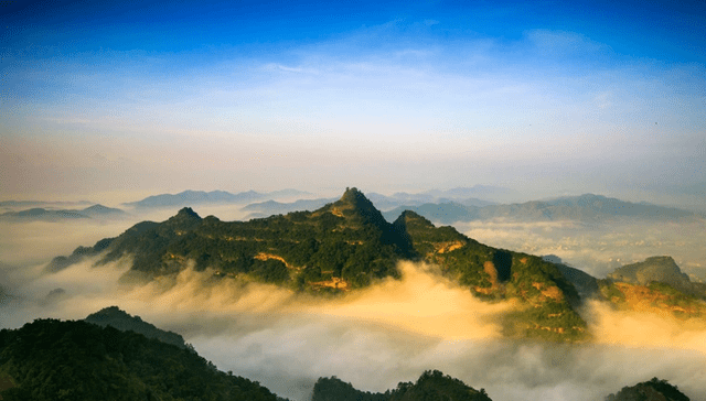 广西有山,是桂东南名山之一,以丹霞地貌为主,是观光的好地方_景点
