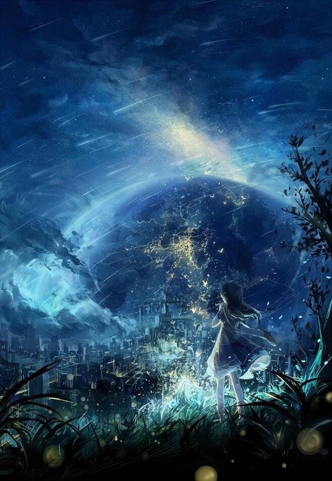 原创真爱是夜空的繁星,璀璨而夺目,总是闪烁炫目的光辉