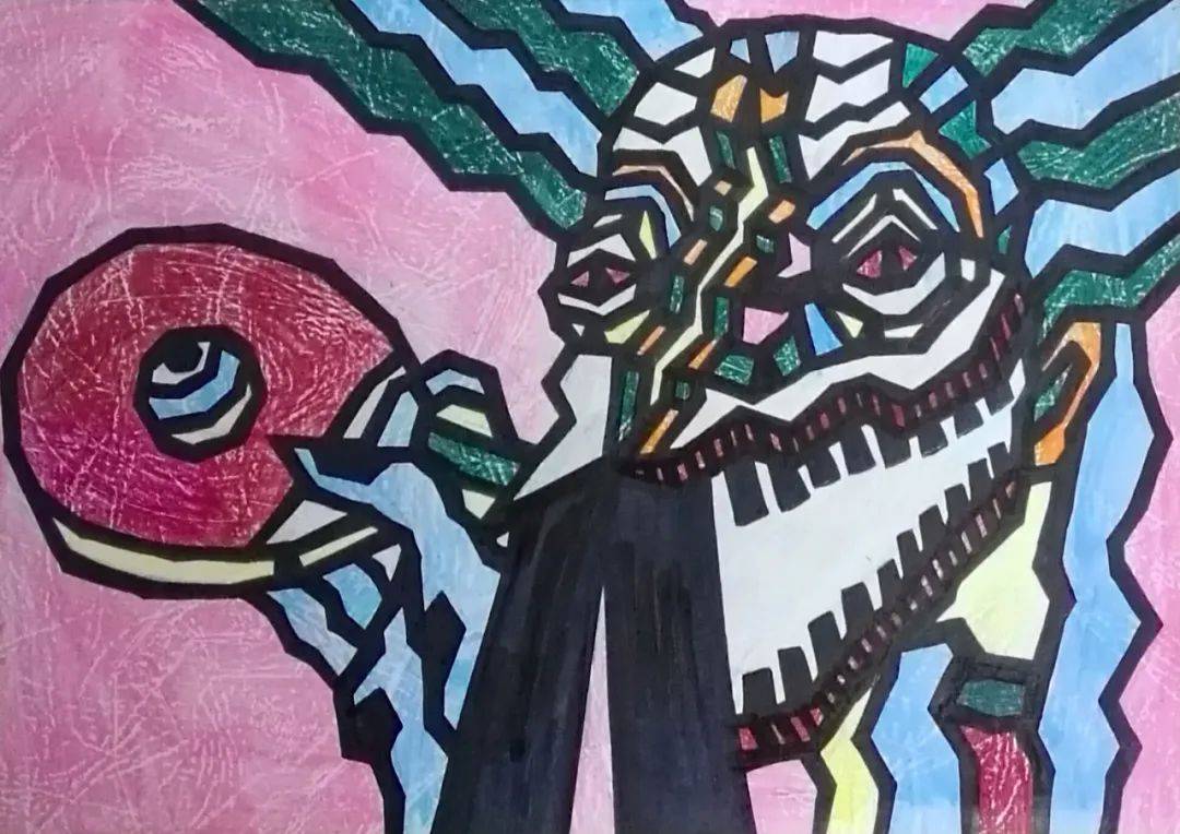 福虎迎新春全国艺术名家邀请展梁柱绘画作品