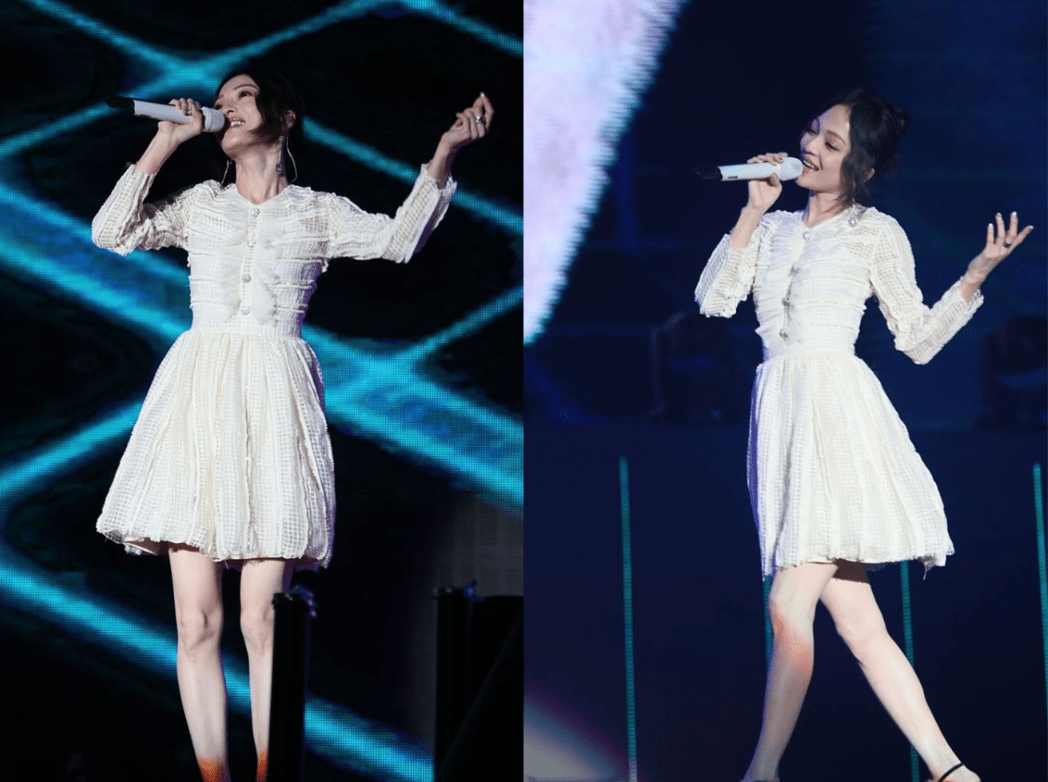 小白 真是别人的39岁!张韶涵穿白裙像“仙子”,脸上无瑕疵身材也超棒