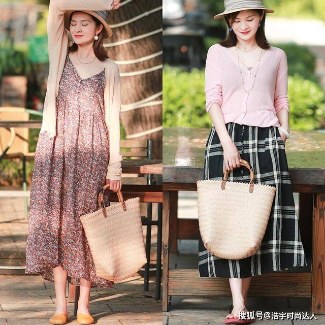 浅绿色 天热了,40女人建议轻熟风装扮,比你想象中的好看得多