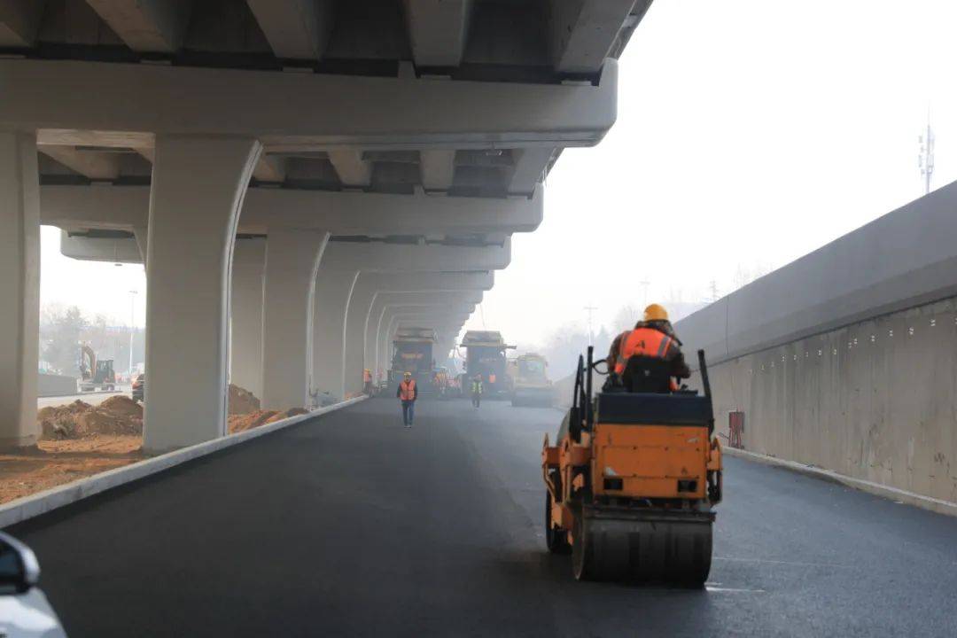 濰坊寶通街快速路工程即將進入收尾階段即將通車