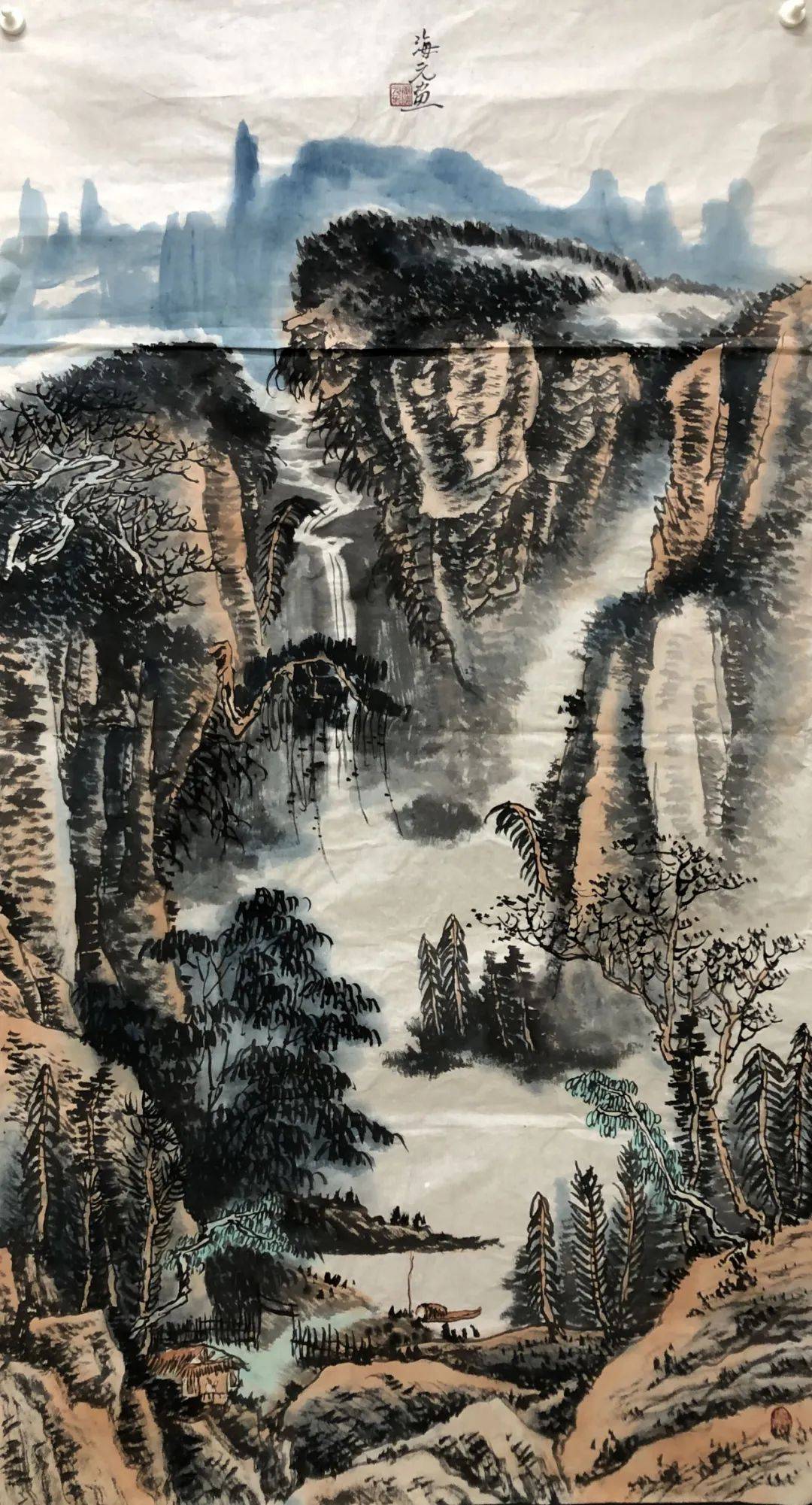 风景|展讯 | 山水风景 诗意境界——青州这场王海元书画展风景独好！