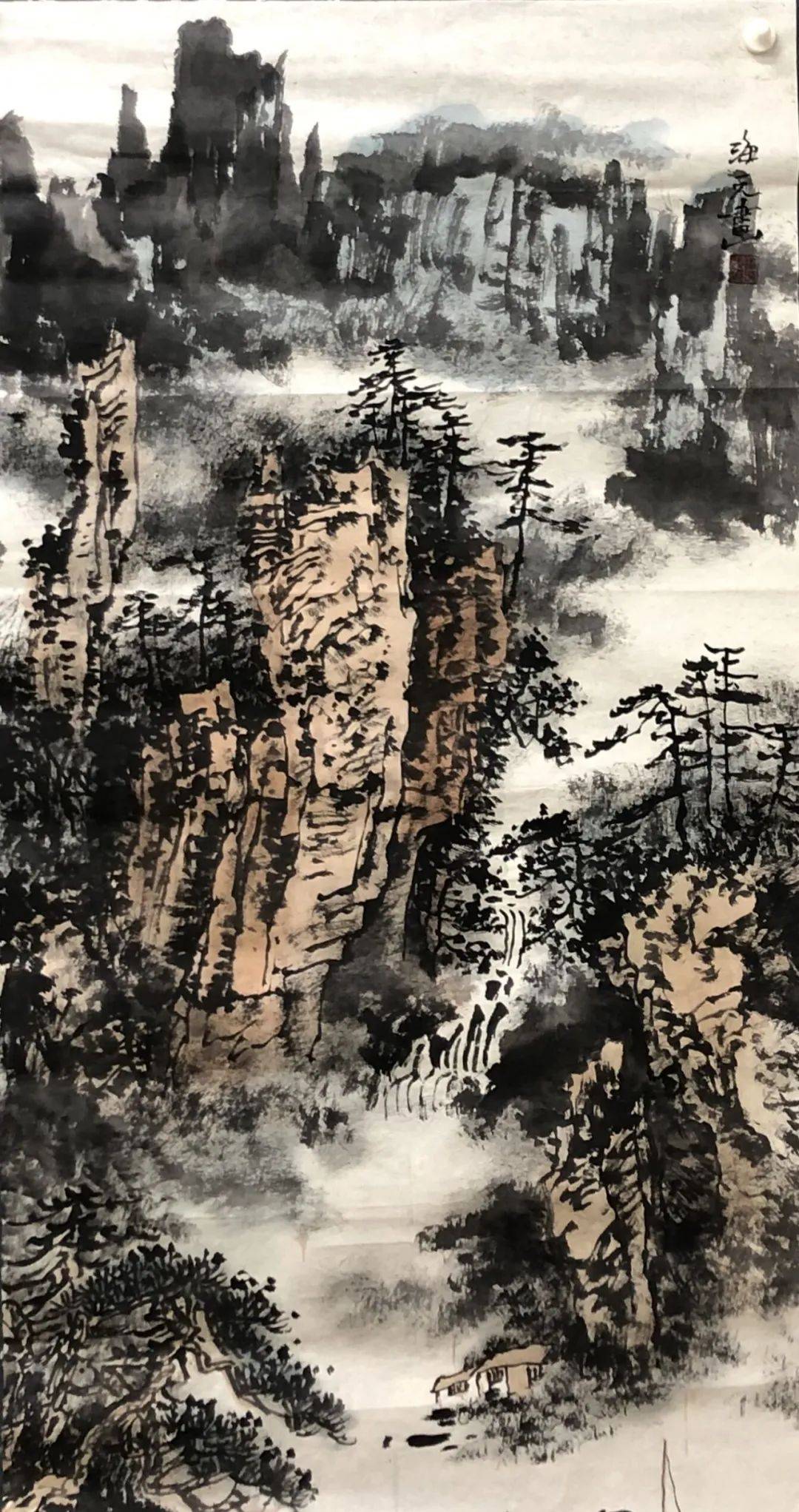 风景|展讯 | 山水风景 诗意境界——青州这场王海元书画展风景独好！