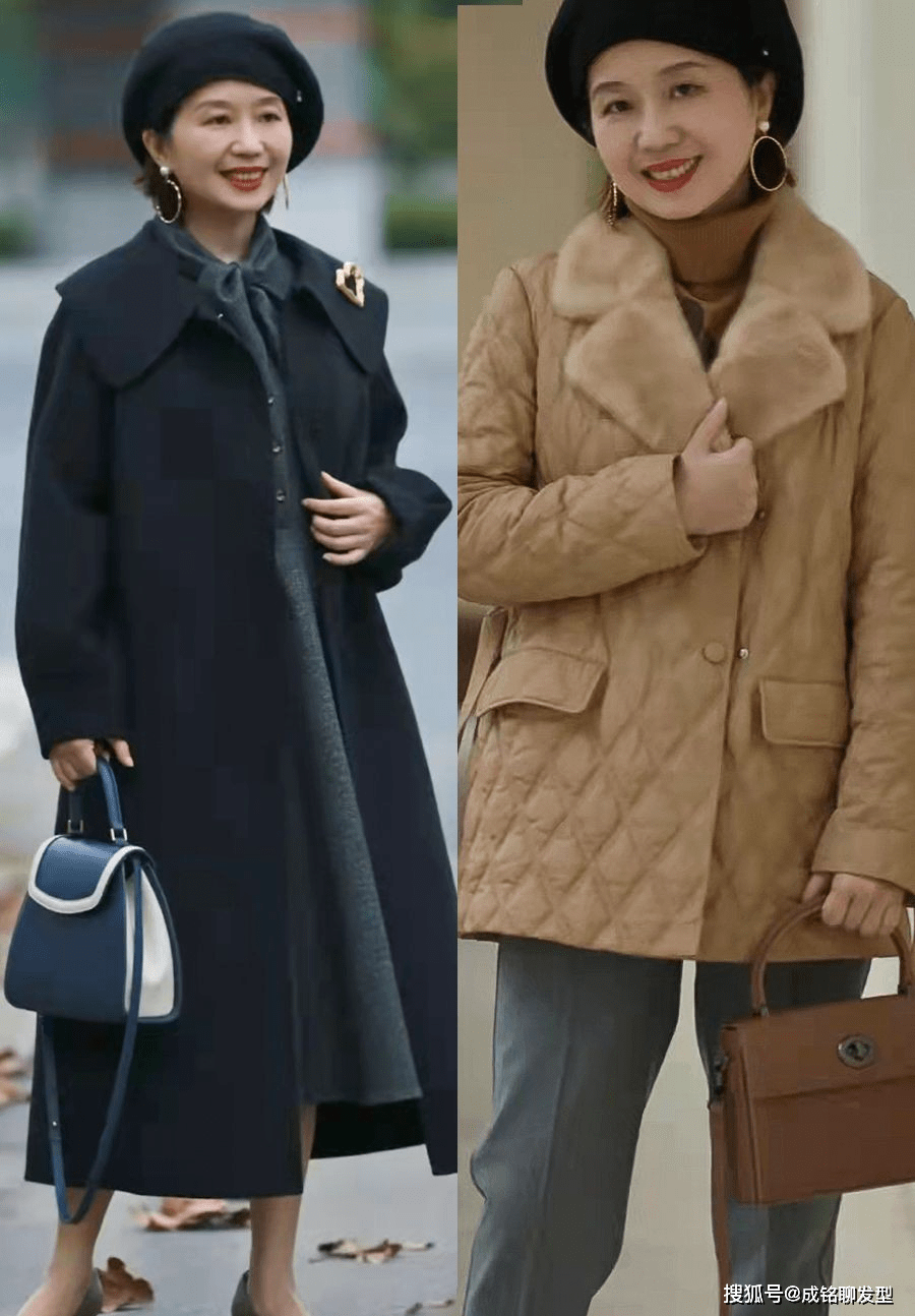 身材 50岁+的冬装搭配模板，真实自然接地气，普通人也能穿出高级感