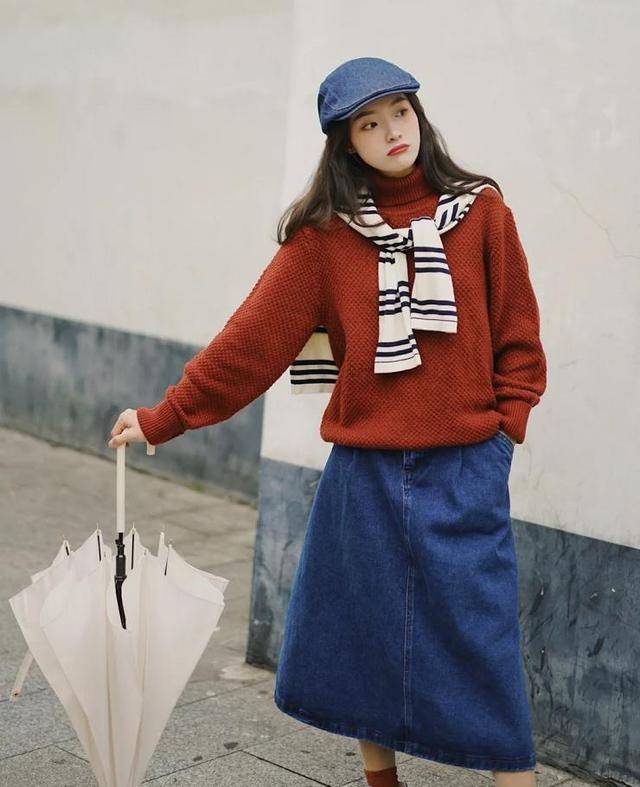 毛衣 今年流行的“红色毛衣”，如何搭配才显高级气质？