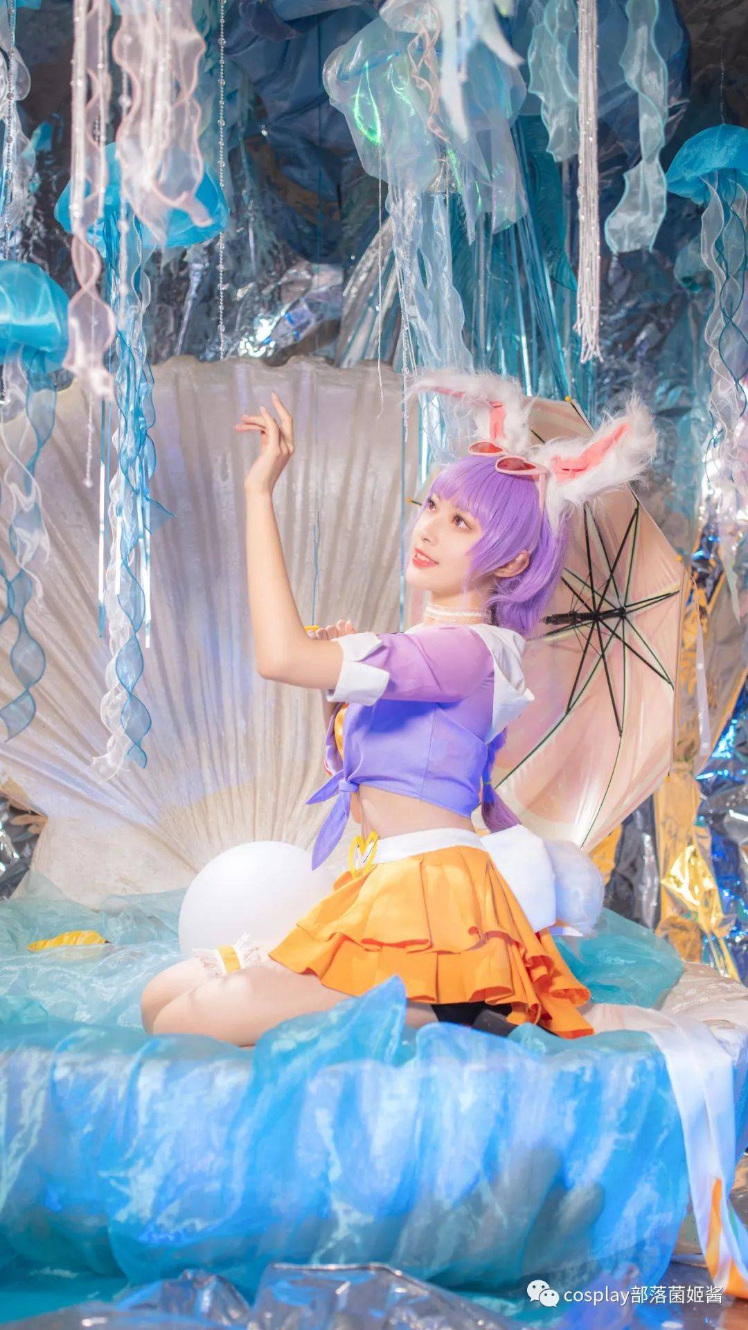 cos王者荣耀公孙离蜜橘之夏cos正片米粒