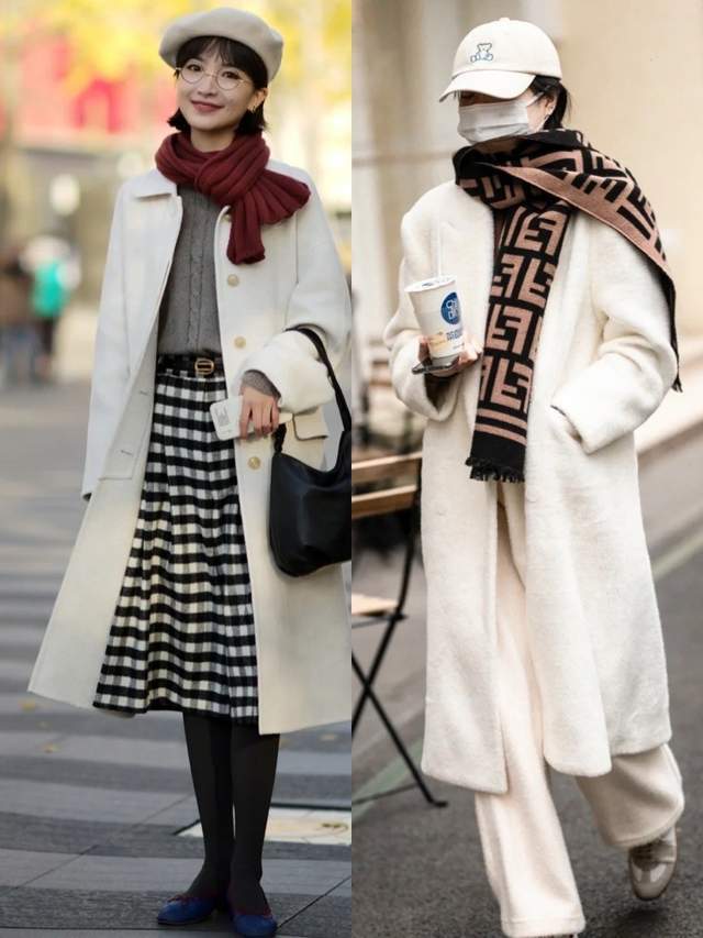 套路 普通身材如何把呢大衣穿出“惊艳感”,借鉴街拍的几个套路,真美