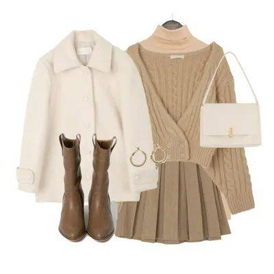 套路 入冬简约舒适穿搭，高级又温柔！