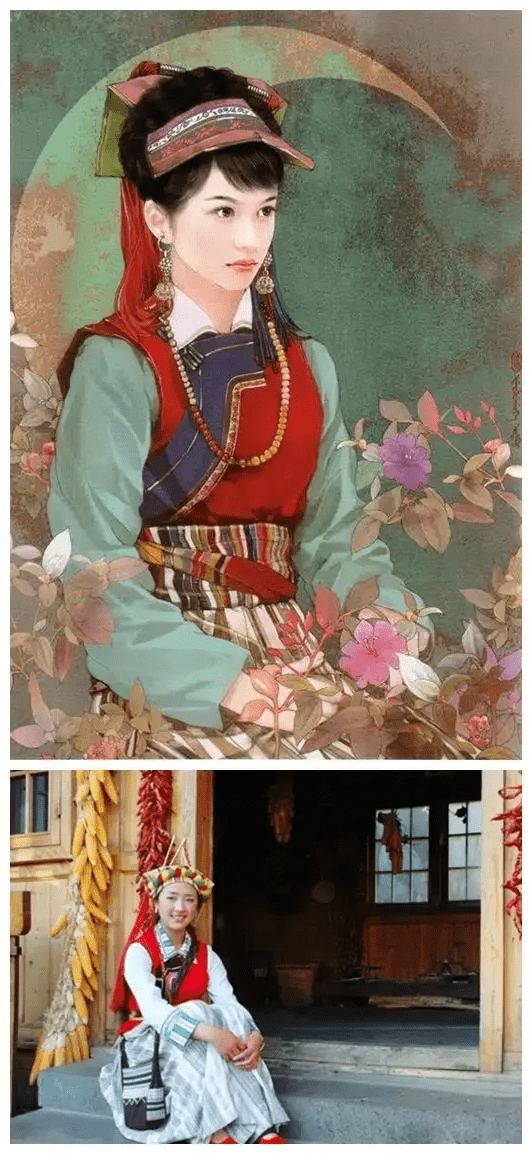 中国56个民族服饰汇总 真心美哭了 妇女 装饰 黑色