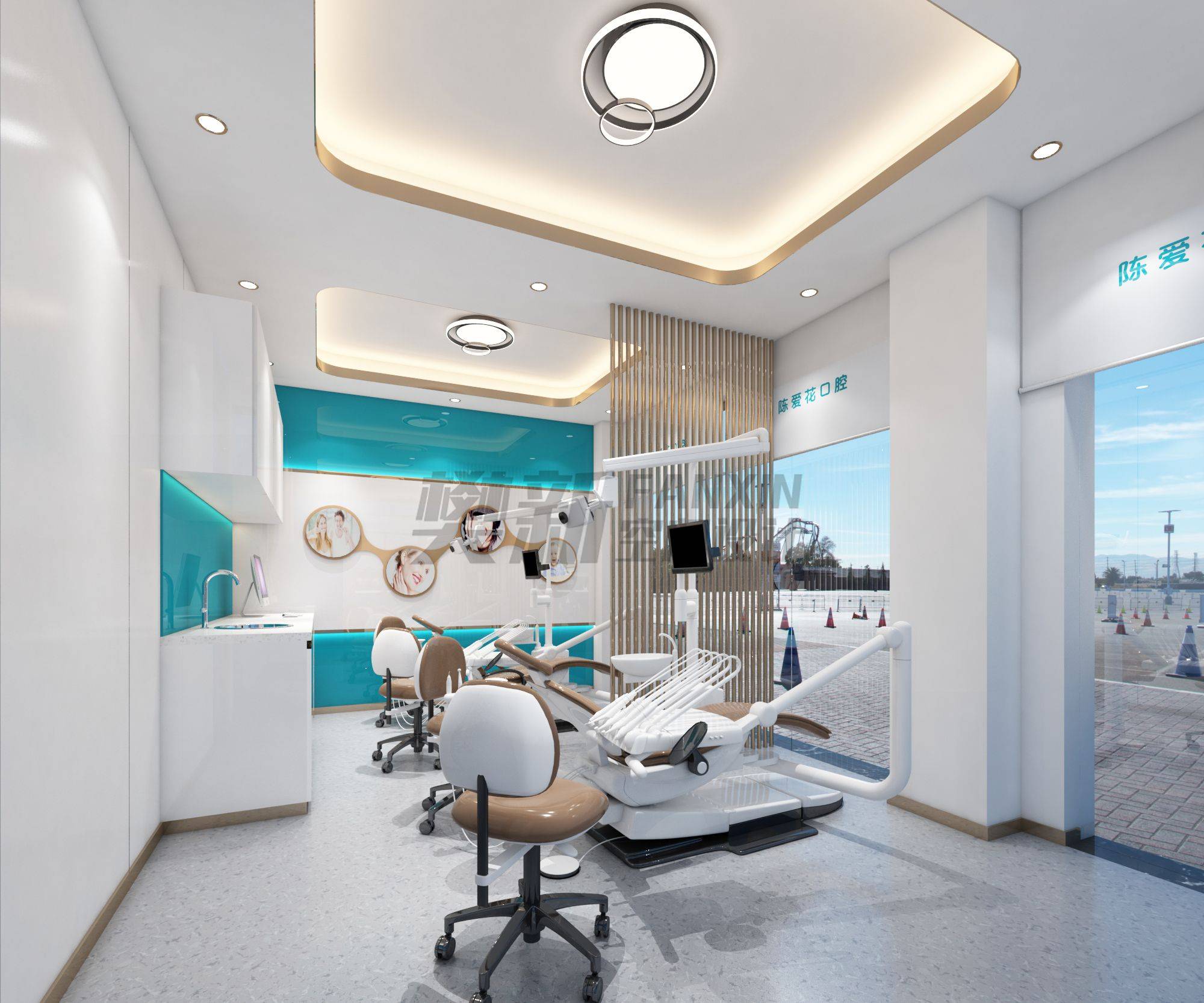 陈爱花口腔诊所装修设计20211215樊新空间设计
