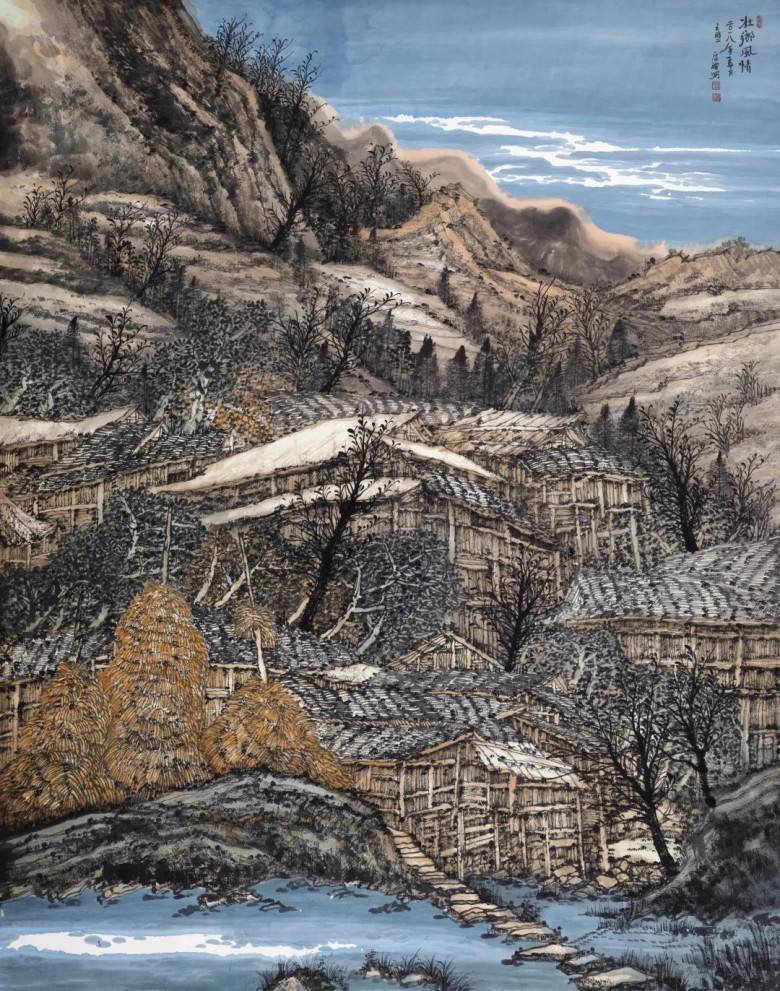 国画名家丨徐家礼的南派山水_中国_当代_广西
