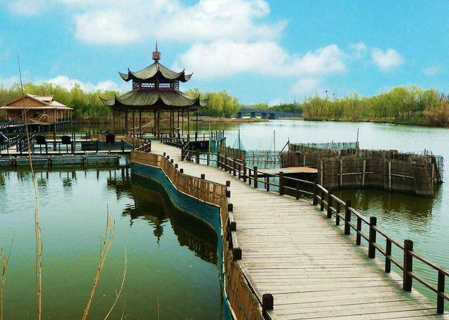 江苏有一5A湖泊，被赞“水乡明珠”，当地人的休闲好去处