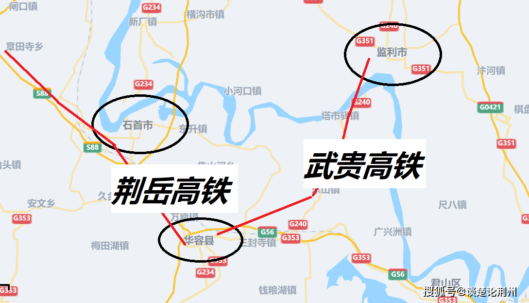 只要保證了荊嶽高鐵過境石首,那麼石首也必將得到益陽方向的線路,這