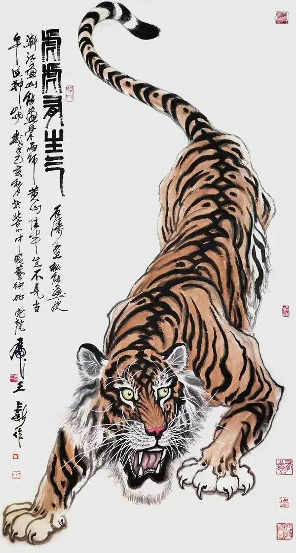 北京猎鹰鸿畴著名画虎名家王立新被聘为《景天艺术》杂志社编委_醴陵