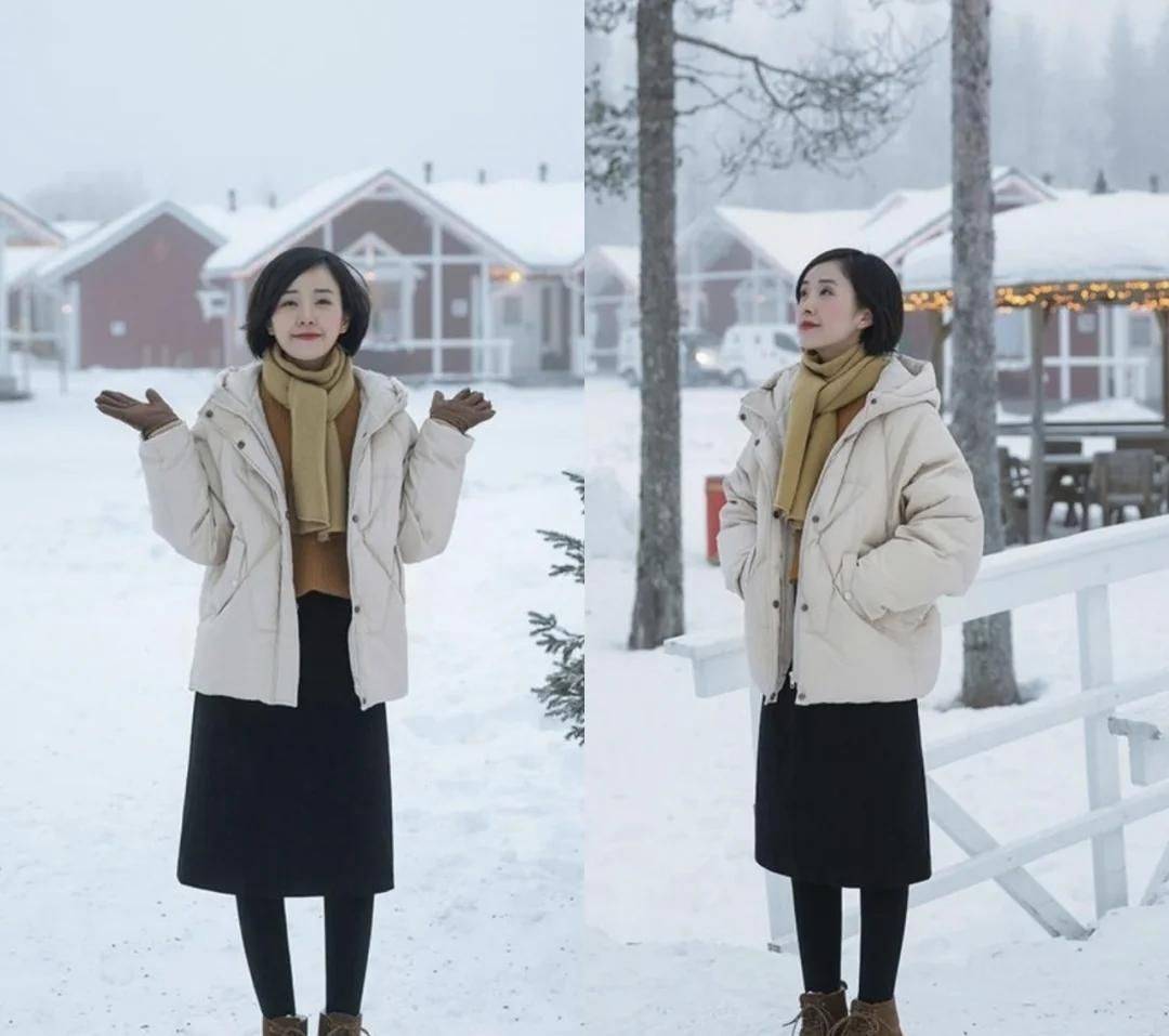 粉色 中年女人不想有“阿姨味”，羽绒服颜色要“5穿5不穿”，时髦减龄