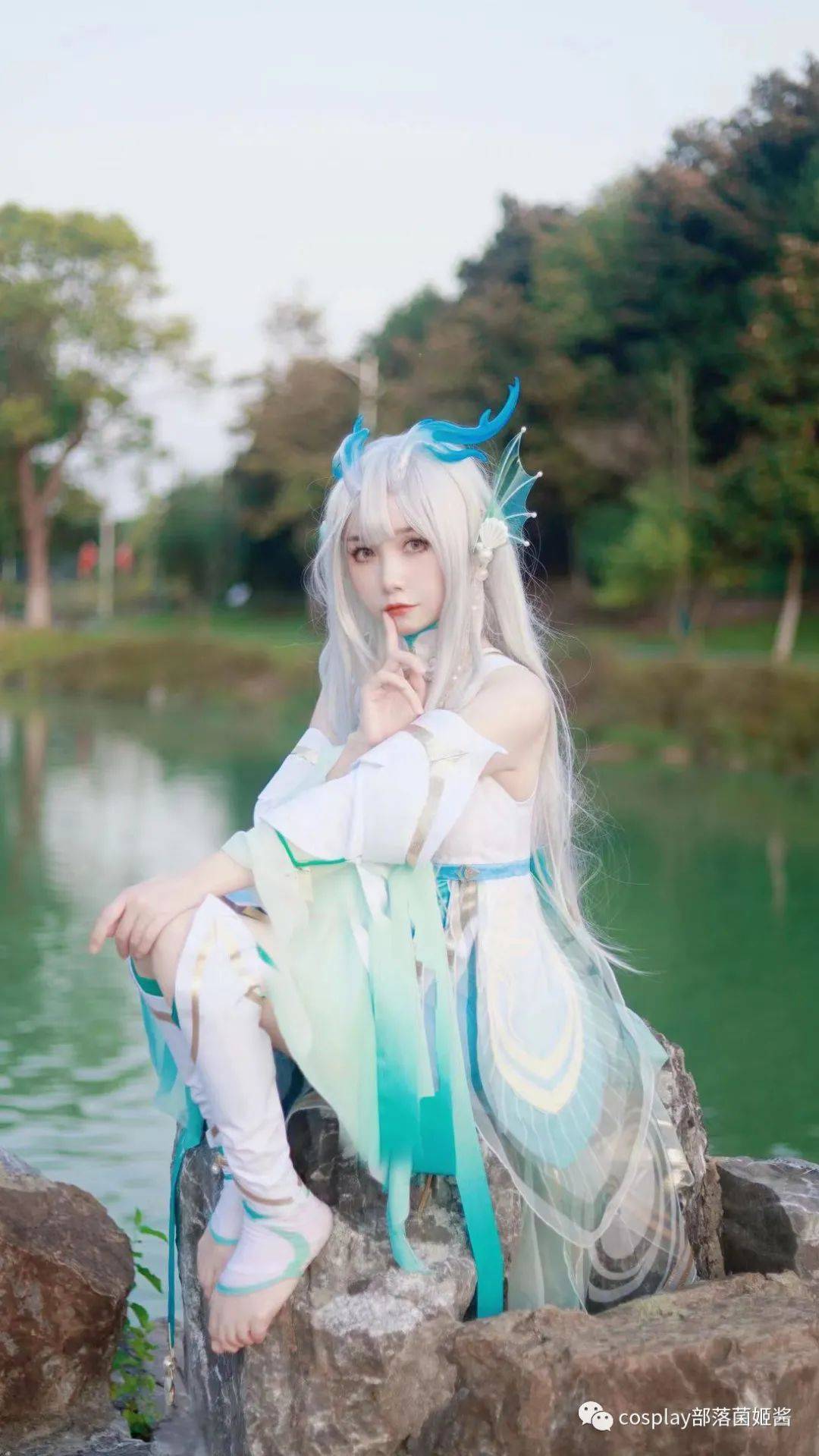 cos王者荣耀西施游龙倩影cos正片小羊
