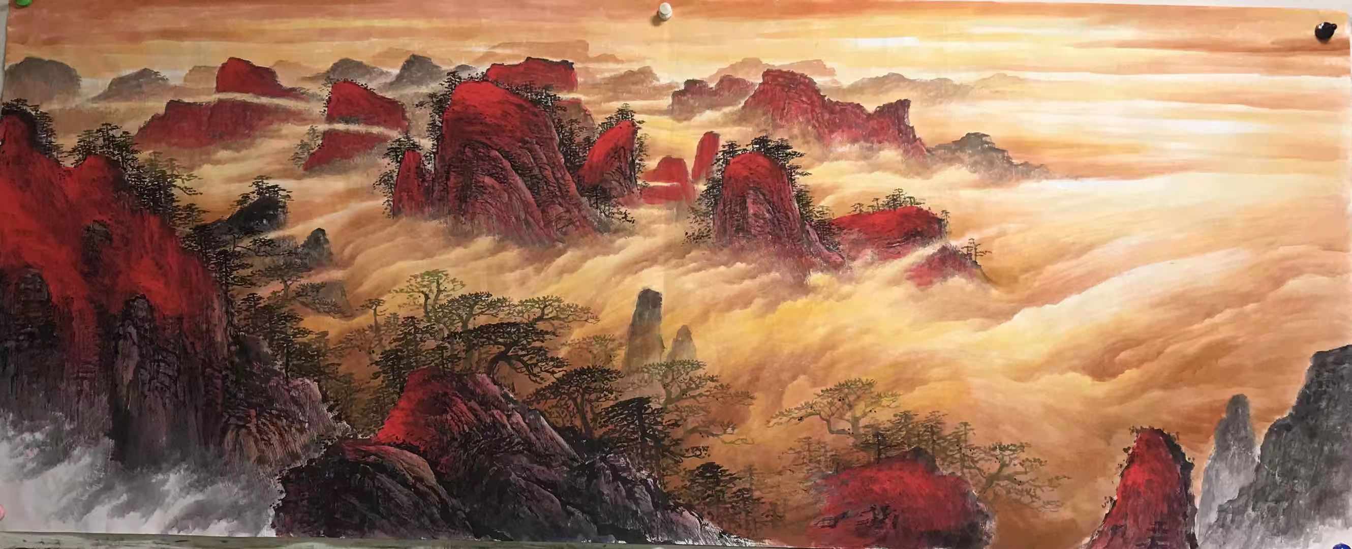 云海艺术当代百杰青年画家李会强作品鉴赏