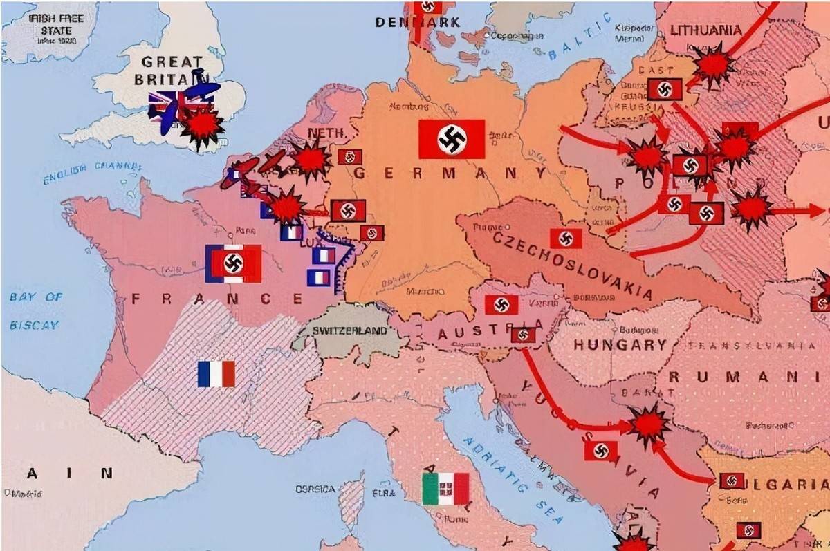 纳粹德国地图巅峰图片
