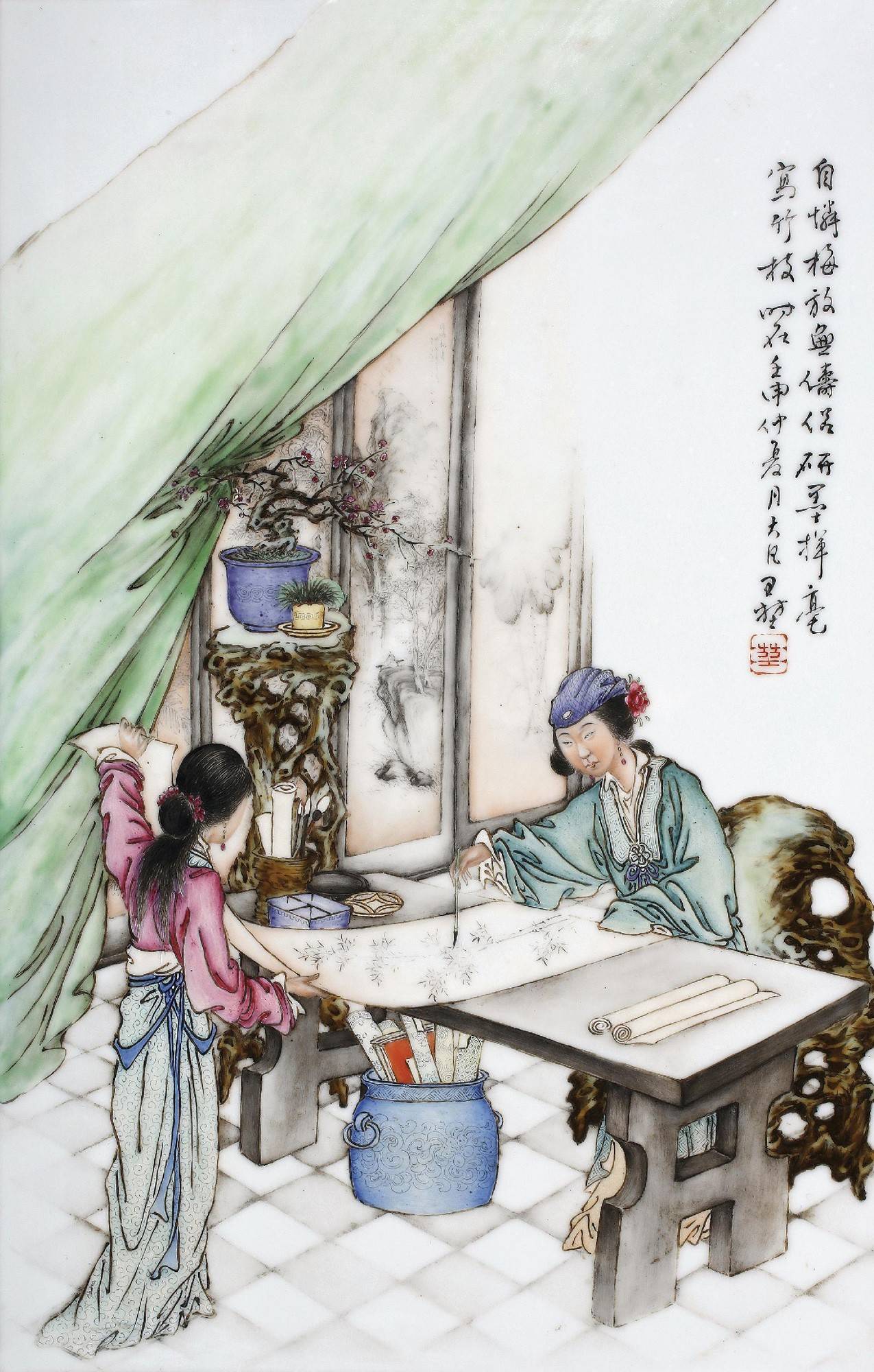 民国 王大凡款瓷板挂屏 中国 古美術 | www.bradeafrica.com