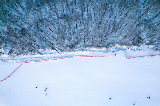 滑雪|冬季东北航拍，吉林北大湖滑雪度假区，冰天雪地梦幻得不敢相信