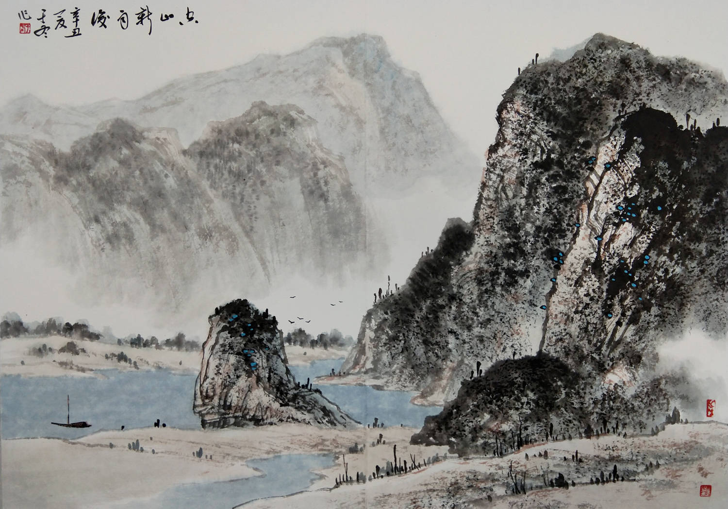 「作品欣赏」走过山重水复,就会柳暗花明!