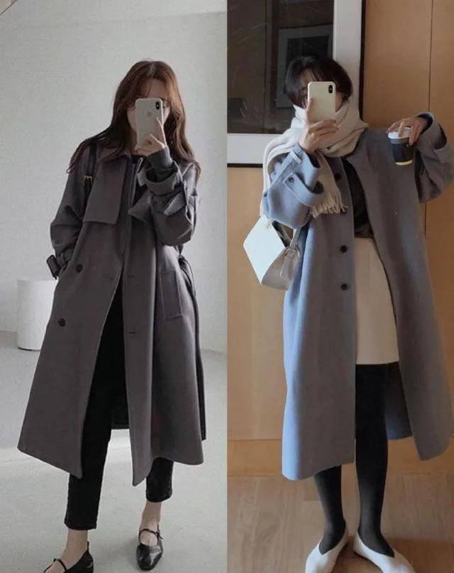 侵权 18套温柔气质的大衣穿搭，优雅精致充满质感，穿上秒变韩剧女主凹造型知性_网