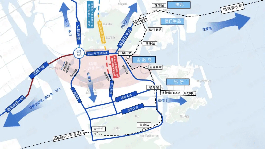 廣珠城規延長線金融島站通車後,大約90分鐘就可以抵達廣州珠江新城,該