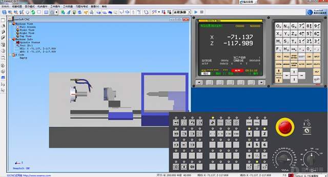 斯沃数控仿真维修软件,内置编程和加工功能