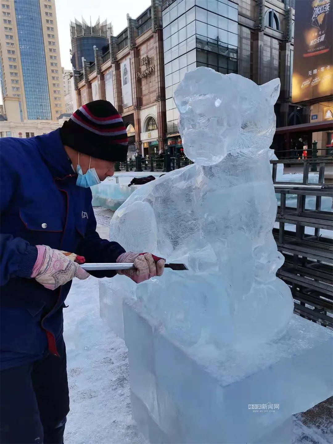 冰灯|又上新了！江畔美景一天一个样，冰雪美景抢先看！