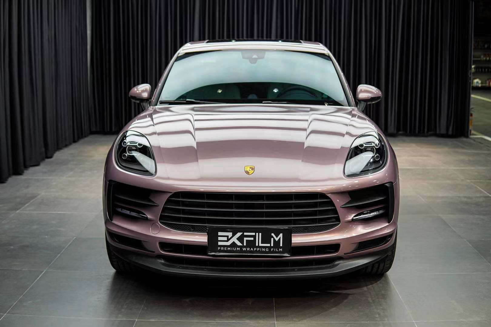 ekfilm改色膜–ek改色膜保时捷macanpet冰莓粉