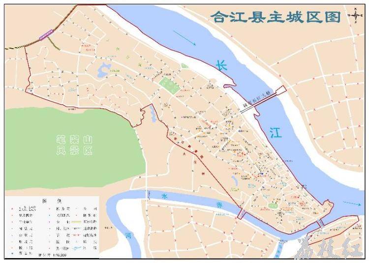 合江县县城规划图高清图片