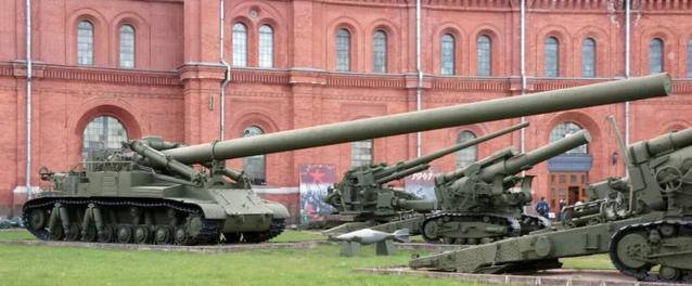 原创冷战魔炮被誉为火炮中的王者冷战中的m65核子加农炮