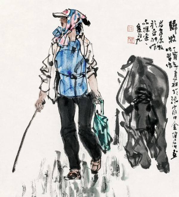 当代著名画家钱宗飞作品欣赏