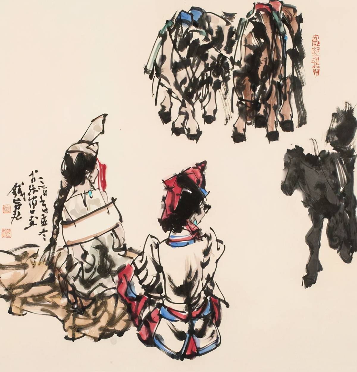 当代著名画家钱宗飞作品欣赏