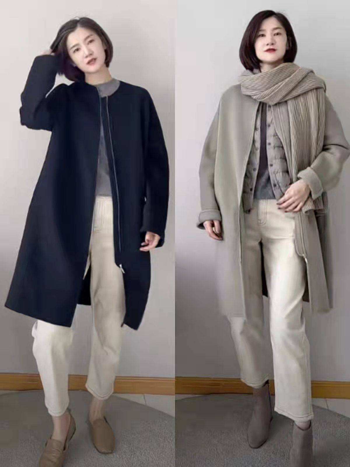 大衣 真正时髦优雅的女人，今年冬季都这么穿，保暖洋气可以直接照搬