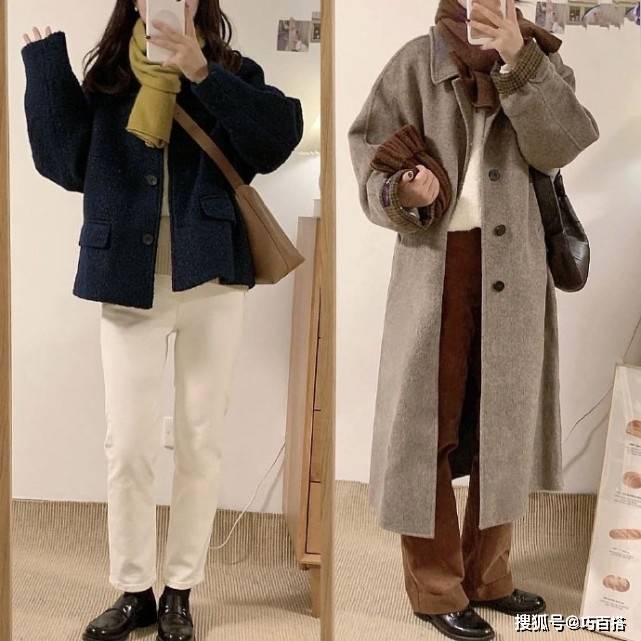 冬季日常穿搭照着这个标准来，有美感又有格调，每天都能美美哒_羽绒服_元素_基础