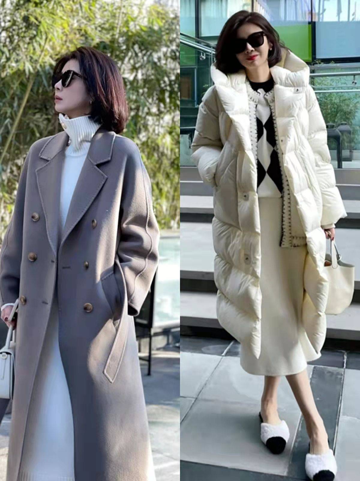 大衣 真正时髦优雅的女人，今年冬季都这么穿，保暖洋气可以直接照搬