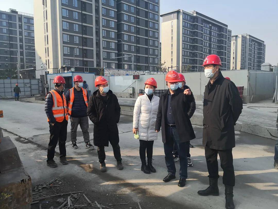钱春芳副总指挥带队实地走访了日升,轨道,得力,金隅,东投c1-4,c1-5