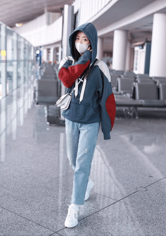 本人 小个子看过来！学谭松韵这个扎裤子方法，你就是元气学生妹本人