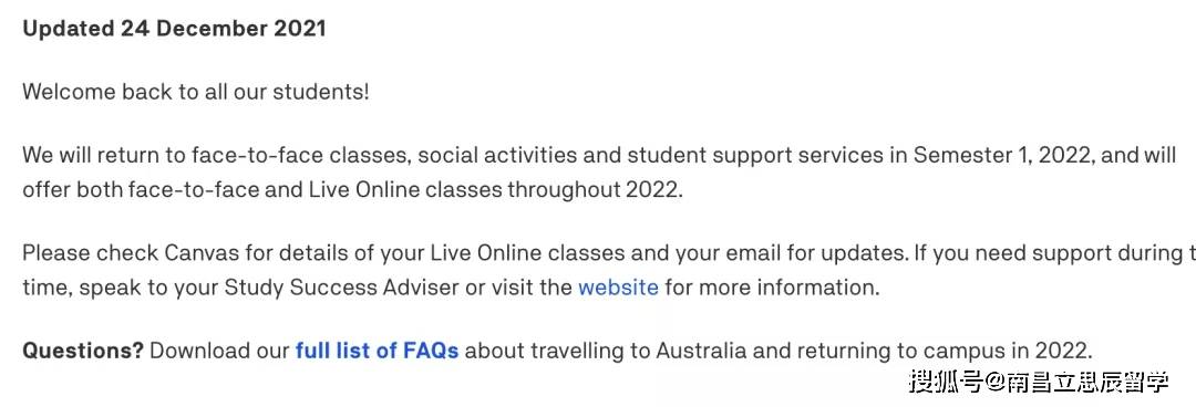留学生注意！2022年澳洲大学新学期授课模式公布