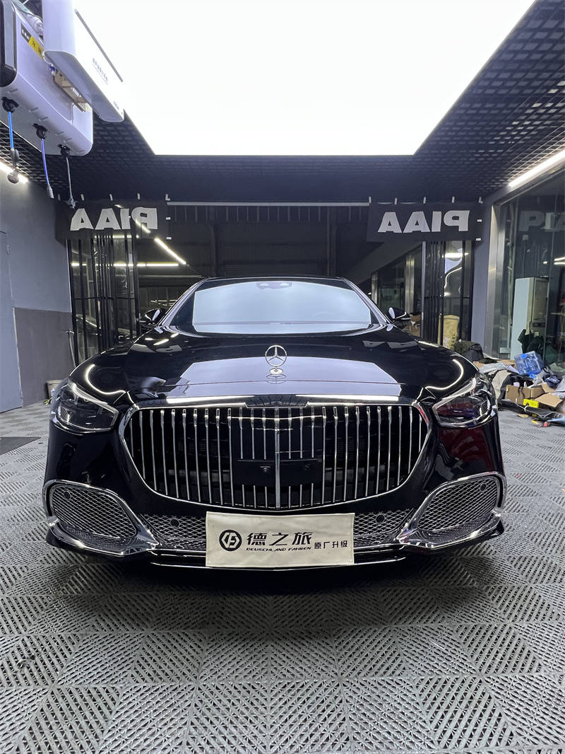 新年新气象合肥奔驰s400改装迈巴赫包围全套柏林之声