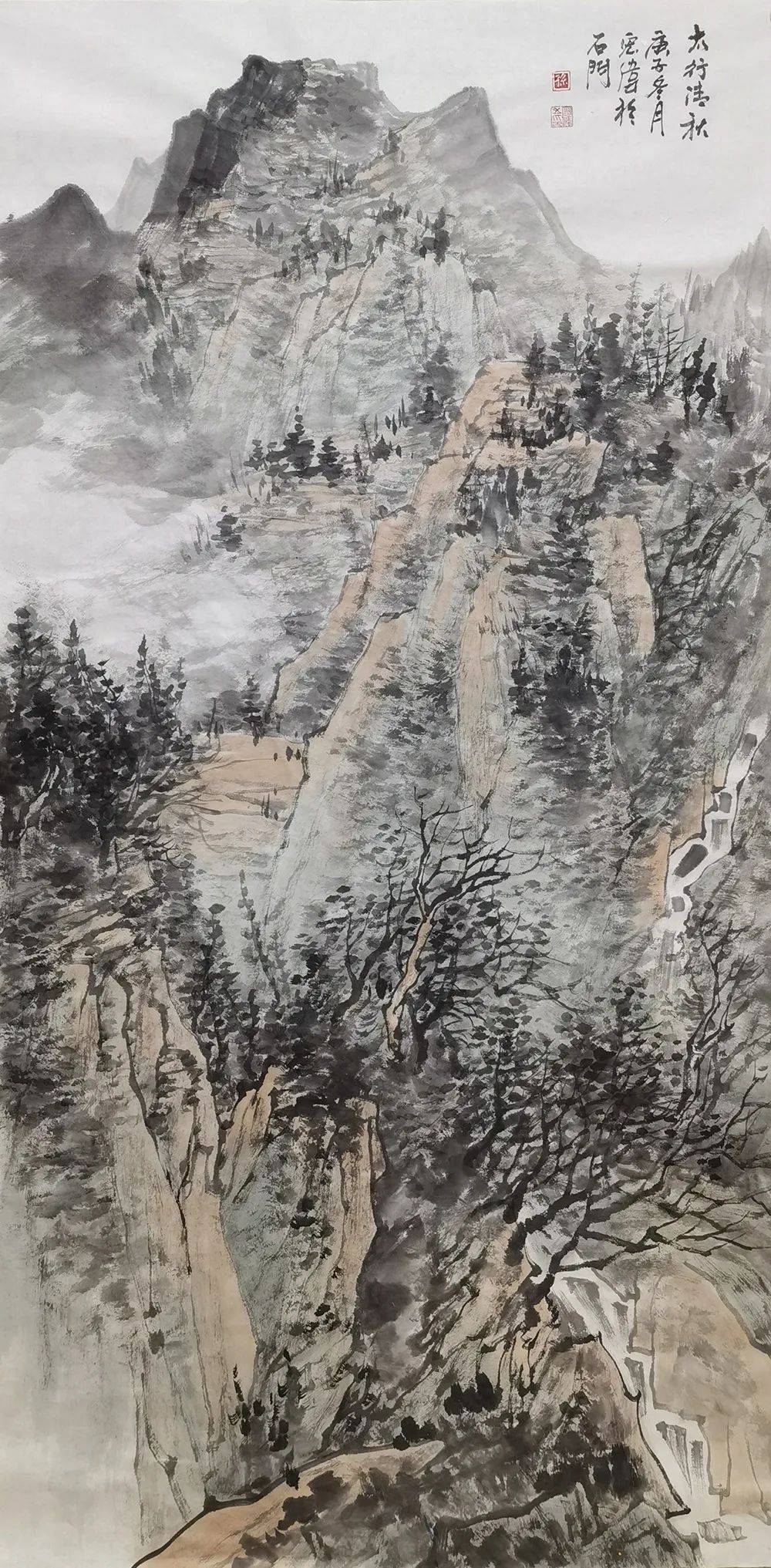 【作品鉴赏】孙宏伟,斋号汀蘭轩,国家一级美术师,中国山水画协会会员