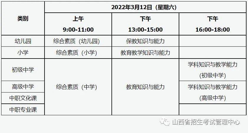 考试|山西2022年中小学教师资格考试1月14日起报名