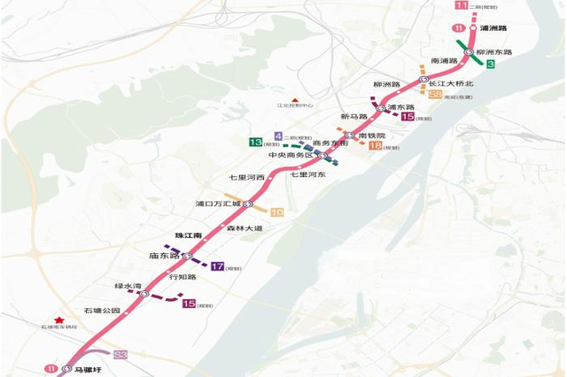 南京11号地铁线路明细图片